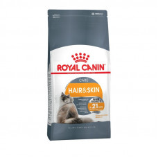 Royal Canin Hair & Skin 400 г для взрослых кошек поддержание здоровья кожи и красивой шерсти