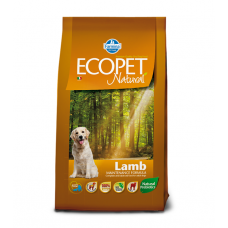 ECOPET Medium adult LAMB 12 кг для собак средних пород, с ягненком 