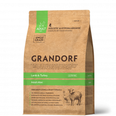 Grandorf для собак 3 кг для мелких пород с ягненком и индейкой 850921