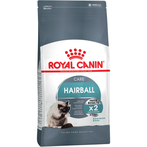 Royal Canin Hairball 2 кг для взрослых кошек для вывода шерсти из желудка