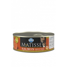 Matisse 85 гр ж/б Mousse Salmon для взрослых кошек мусс с лососем