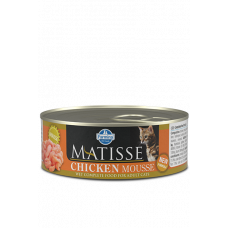 Matisse 85 гр ж/б Mousse Chicken для взрослых кошек мусс с курицей