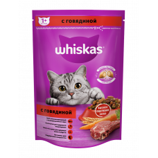 Whiskas 350 г для взрослых кошек с говядиной