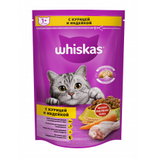 Whiskas 350 г для взрослых кошек с курицей и индейкой