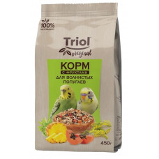 Корм для птиц Triol для волнистых попугаев 450г с фруктами
