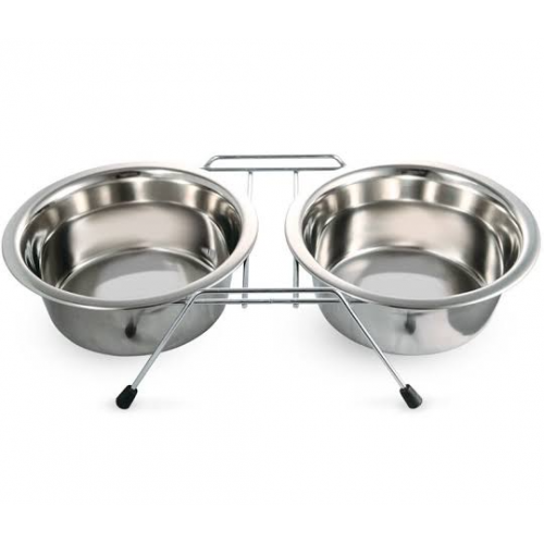 Миски на подставке HOMEPET 2*0,9л 241200