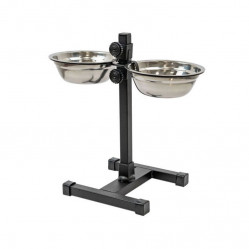 Подставка с мисками HOMEPET 14см 2*0,35л до 30см 244478