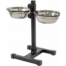 Подставка с мисками HOMEPET 16см 2*0,5л до 30см 244508