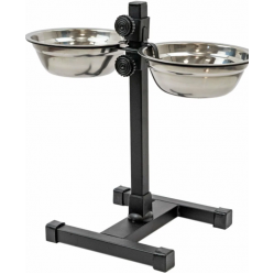 Подставка с мисками HOMEPET 16см 2*0,5л до 30см 244508