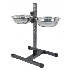 Подставка с мисками HOMEPET 20см 2*1л до 40см 244706