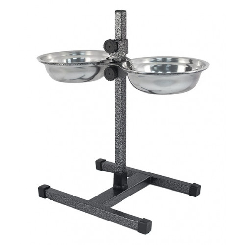 Подставка с мисками HOMEPET 20см 2*1л до 40см 244706