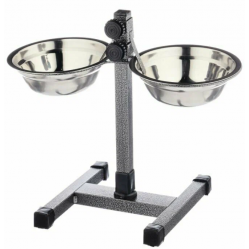 Подставка с мисками HOMEPET 24см 2*2л до 50см 244720