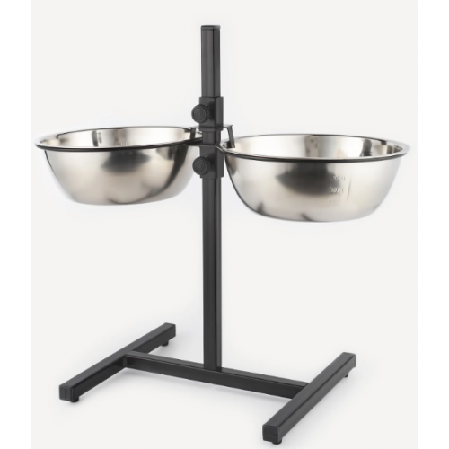 Подставка с мисками HOMEPET 22см 2*1,5л до 50см 244799