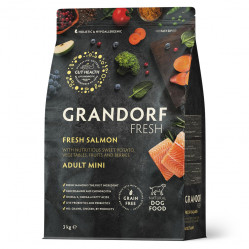 Grandorf  fresh для собак 3кг для мелких пород с лососем 852826