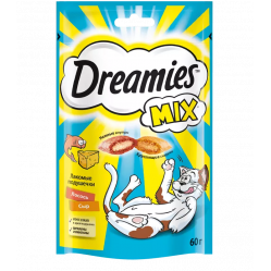 Dreamies 60 г микс лосось и сыр