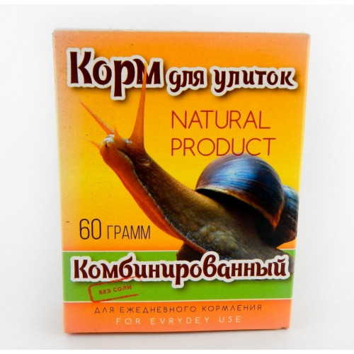 Эльф Корм для улиток 60 г комбинированный 352966