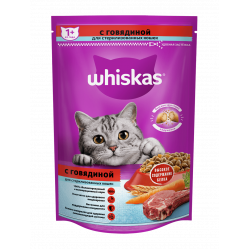 Whiskas 350 г для стерилизованных кошек с говядиной