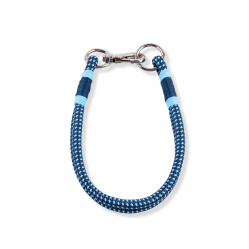 Ошейник Dog&Voque Rope синий 8мм 239353