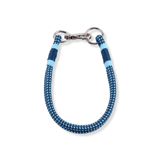 Ошейник Dog&Voque Rope синий 8мм 239353