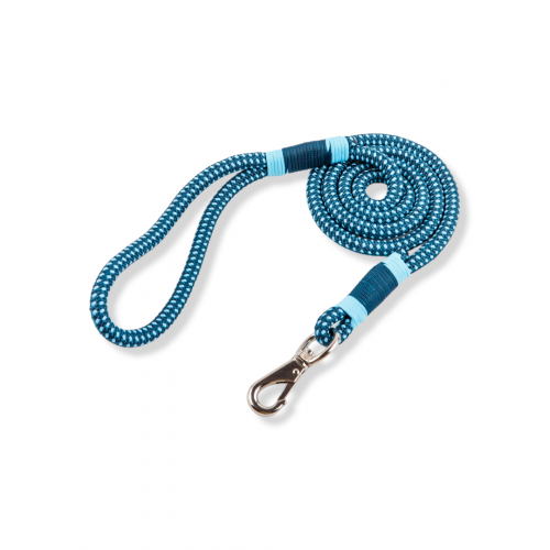 Поводок Dog&Voque Rope синий 8мм 239445