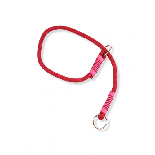 Ошейник удавка Dog&Voque Rope красный 10мм 239483