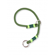 Ошейник удавка Dog&Voque Rope зеленый 8мм 239520