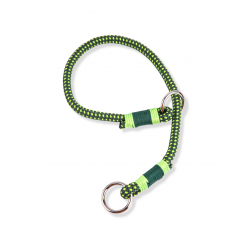 Ошейник удавка Dog&Voque Rope зеленый 8мм 239520