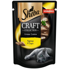 Sheba Craft 75 г для взрослых кошек с курицей в соусе