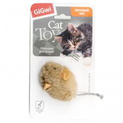 GiGwi Мышка со звуковым чипом Арт. 75217