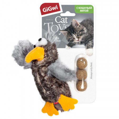 GiGwi Утка с кошачей мятой Арт 75295