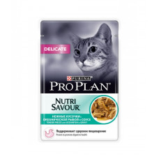 Pro Plan 85 г пауч DELICATE с океанической рыбой в соусе