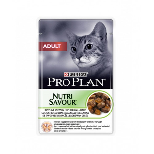 Pro Plan 85 г пауч ADULT с ягненком в желе