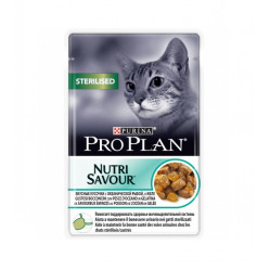 Pro Plan 85 г пауч STERILISED с океанической рыбой в желе