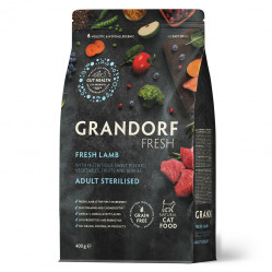 Grandorf  fresh для кошек 400г для стерилизованных с ягненком 852611