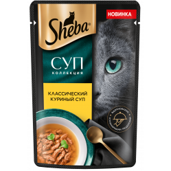 Sheba 70 г суп для взрослых кошек с курицей