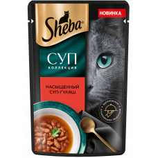 Sheba 70 г суп для взрослых кошек Насышенный гуляш