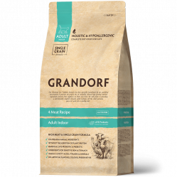 Grandorf для кошек 400 г 4 вида мяса с пробиотиками 851270