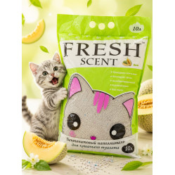 Наполнитель FRESH Scent 10 л Дыня комкующийся бентонитовый