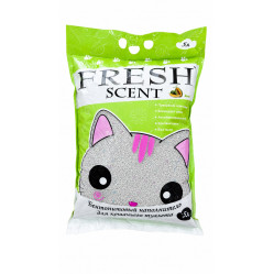 Наполнитель FRESH Scent 5 л Дыня комкующийся бентонитовый
