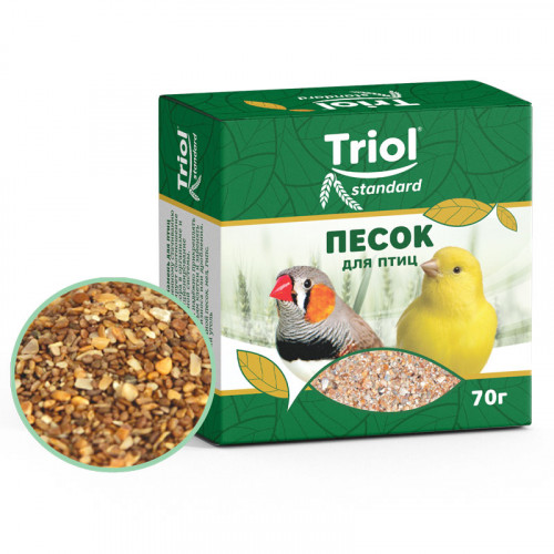 Песок минеральный для птиц Triol 70г 083172