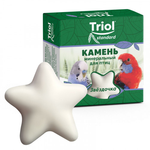 Минеральный камень для птиц Triol звездочка 30г 006582