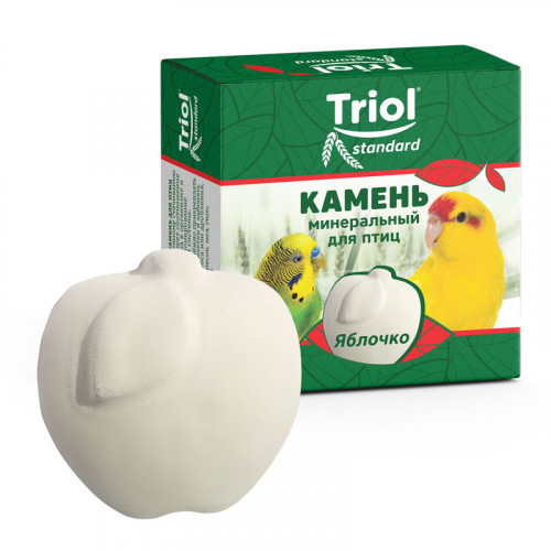 Минеральный камень для птиц Triol яблочко 30г 006599
