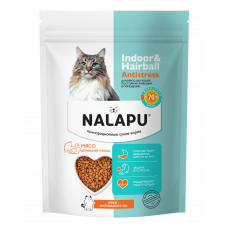 Nalapu 240г indoor & hairball antistress с мясом домашней птицы 822085