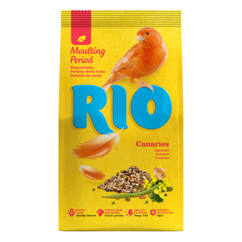 Корм для птиц Rio 500г для канареек в период линьки