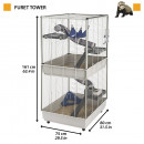 Клетка FERPLAST FURET TOWER Клетка FERPLAST FURET TOWER
