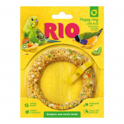 RIO Веселое колечко для волнистых попугайчиков и экзотов. Лакомство-игрушка, 80 г