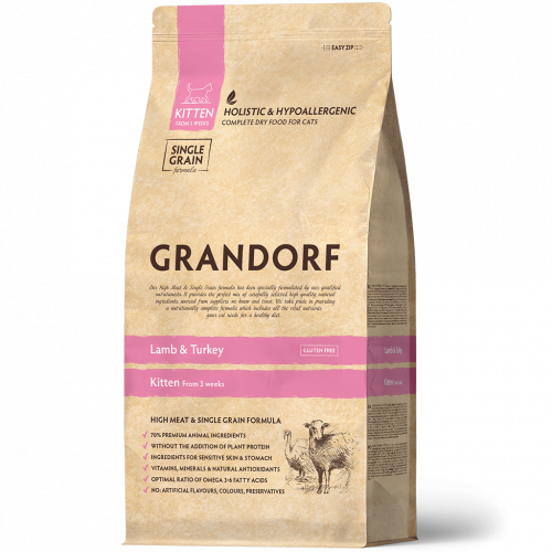 Grandorf для котят 400 г с ягненком и индейкой 851195
