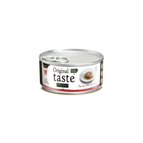 Original taste 70г ломтики из филе тунца с диким лососем в соусе 600227