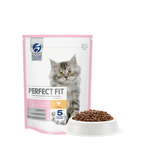 Perfect Fit 650 г для котят от 2 до 12 месяцев  курицей