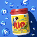RIO Витаминно-минеральные гранулы для волнистых и средних попугаев, 120 г